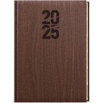 Ctirad Wood A5 denní 2025 hnědá – Zboží Živě