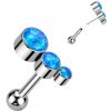 Piercing Šperky4U Push In cartilage piercing do ucha titan TIT1270-OP05