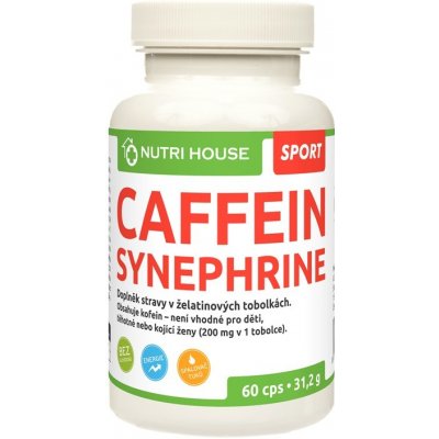 NutriHouse CAFFEINE + SYNEPHRINE 90 kapslí – Hledejceny.cz