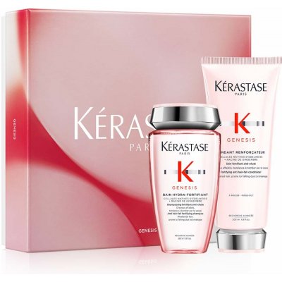 Kérastase Genesis Spring darčeková sada pro slabé vlasy se sklonem k padání Bain Hydra-Fortifiant 250 ml + Fondant Renforçateur 200 ml – Zbozi.Blesk.cz