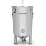 Klarstein Gärkeller fermentační kotel 30l kvasné trubky teploměr 304 ušlechtilá ocel Stříbrná – Sleviste.cz