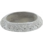 Piskáček Praha Miska betonová ve tvaru oválu 21x13,5x5,5cm šedá – Hledejceny.cz