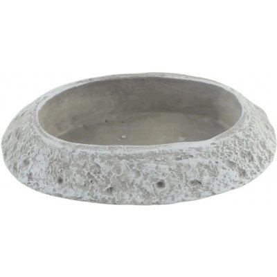 Piskáček Praha Miska betonová ve tvaru oválu 21x13,5x5,5cm šedá – Hledejceny.cz