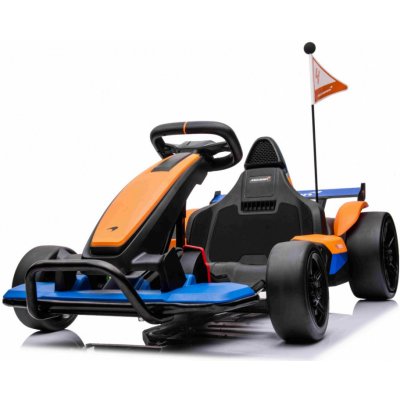 Mamido elektrická motokára McLaren Drift oranžová – Zboží Mobilmania