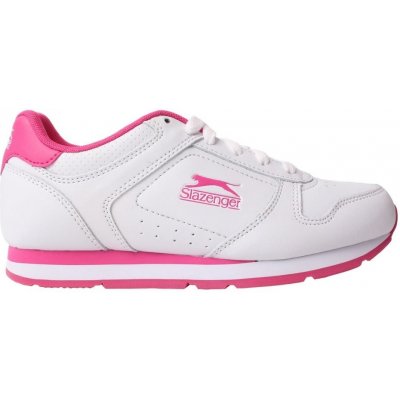 Slazenger Classic Junior Trainers White/Cerise – Zboží Dáma