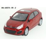 Welly Kia RIO Červená39 1:34 – Zboží Dáma