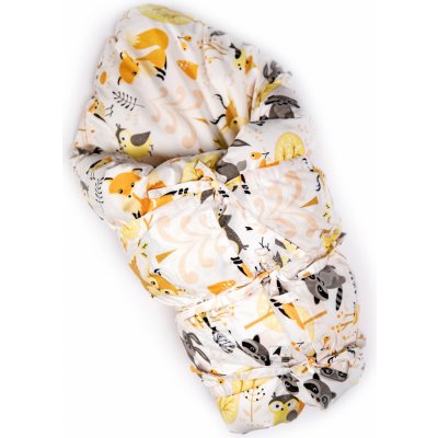 Zaspi cz Dětská vázací zavinovačka z vlny Lesní zvířátka – Zboží Mobilmania