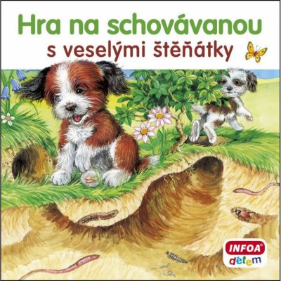 Hra na schovávanou s veselými štěňátky