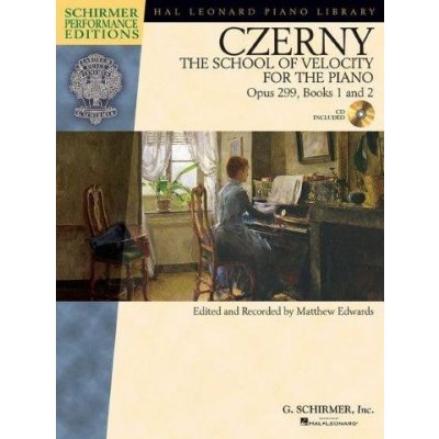 Carl Czerny: The School Of Velocity Škola zběhlosti, Opus 299 Book 1 & 2 noty na sólo klavír + audio – Zboží Mobilmania