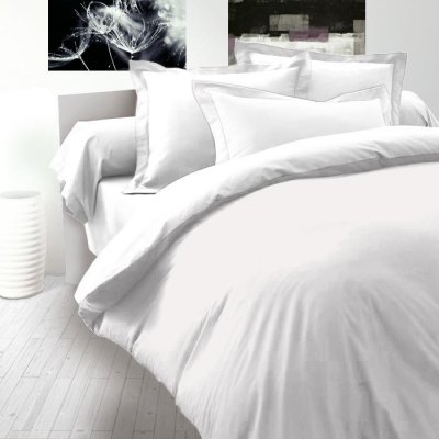 Kvalitex satén povlečení bílé 140x220 70x90 – Zboží Mobilmania