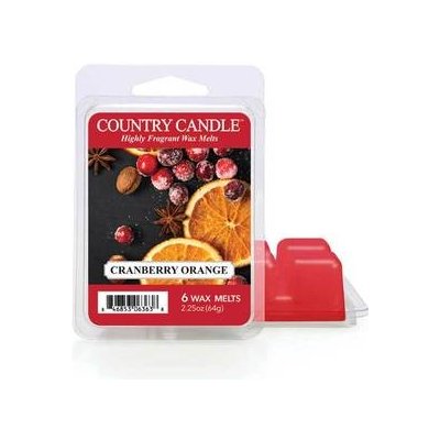 Country Candle Vonný Vosk Cranberry Orange 64 g