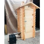 JUMON XXL Dřevěná 80x80x166 cm + topeniště dvířka komín – Hledejceny.cz