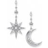 Náušnice Thomas Sabo náušnice Royalty star & Moon H2026-643-14