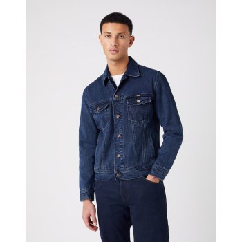 Wrangler džínová bunda W41001705 Casual Fit Blue Black