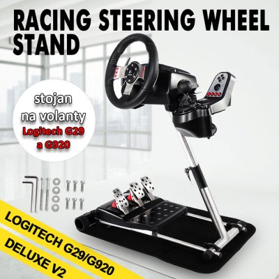 Wheel Stand Pro DELUXE V2 stojan na volant a pedály pro Logitech G25/G27/G29/G920
