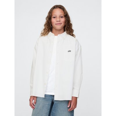 GAP dětská oversize košile Oxford bílá – Hledejceny.cz
