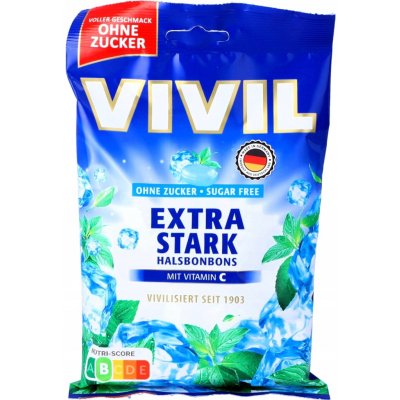 VIVIL Extra silný mentol+vitamín C bez cukru 120 g – Zboží Dáma