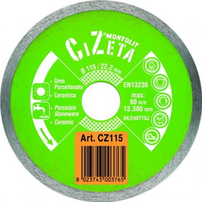 Montolit Kotouč řezný MONTOLIT, CZ - 125mm – Zboží Dáma