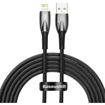 Baseus CADH000301 USB A do Apple Lightning 8kolíkový 2,4A, 2m, černý – Zboží Mobilmania