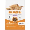 Granule pro kočky Iams Cat Adult Hairball Chicken 10 kg