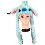 Lilo a Stitch svítící plyšová čepice s pohyblivýma ušima modrá – Zboží Mobilmania