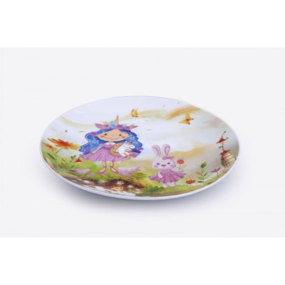 Matell VM Talíř mělký dětský 21cm PRINCEZNA porcelán – Sleviste.cz