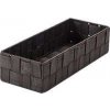 Úložný box Compactor TEX košík L Úložný organizér do zásuvky 30 x 12 x 7 cm čokoládový