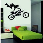 Merci-shop Samolepka motorka motokros ,free style 7 ( 60 x 40 cm ) – Zboží Mobilmania