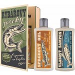 Bohemia Gifts & Cosmetics Kniha pro rybáře sprchový gel pro muže 200 ml + šampon na vlasy 200 ml dárková sada – Zboží Mobilmania