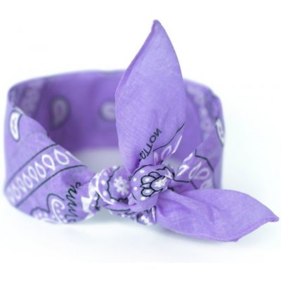 Art Of Polo FAsz13014SS12 bavlněný šátek Bandana levandulový – Zboží Dáma