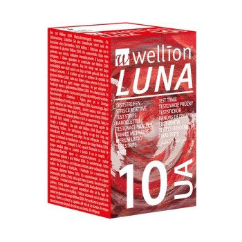 Wellion Luna testovací proužky kyseli. močová 10 ks