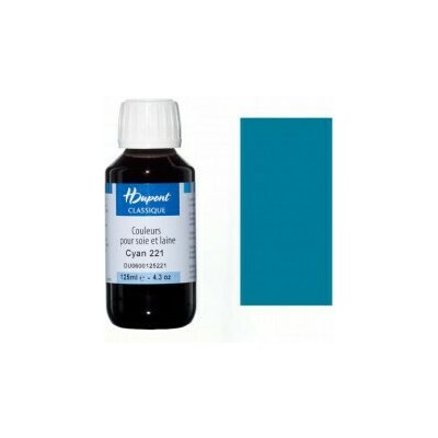Dupont Napařovací barva na hedvábí 125 ml 221 Cyan – Hledejceny.cz