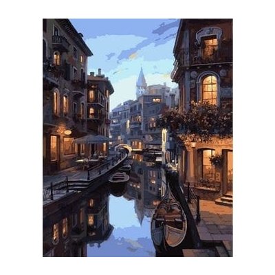 Malování podle čísel Ulička v Benátkách – Zboží Dáma