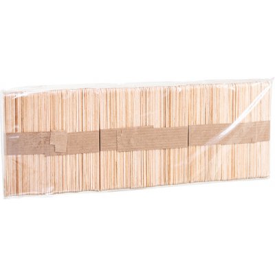 Špachtle dřevěné přírodní 150 ks – Zboží Dáma