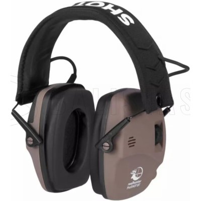 Sluchátka RealHunter Aktivní ProSHOT BT Hnědé – Sleviste.cz