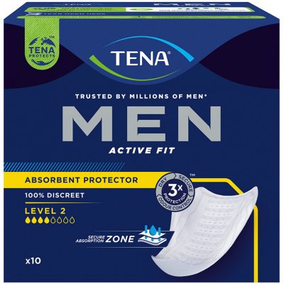 Tena Men Level 2 Inkontinenční vložky 10 ks – Zbozi.Blesk.cz