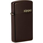 Zippo Slim Brown Logo 26958 – Hledejceny.cz