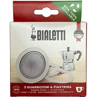 Bialetti Moka těsnění + filtr 6 šálků – Zbozi.Blesk.cz