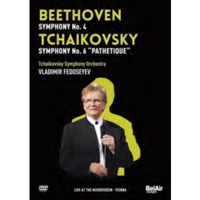 Beethoven/Tchaikovsky: Symphony No. 4/Symphony No. 6 DVD – Zboží Mobilmania