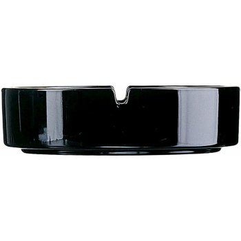 Arcoroc Popelník skleněný 10,7 cm černý 6 ks