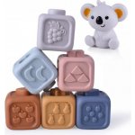 Woopie Sada gumových pyramidových bloků 2v1 Medvídek pastelové – Hledejceny.cz