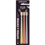 HERBADENT STAR Zubní kartáčky s velmi jemnými vlákny 3 ks – Hledejceny.cz