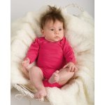 Kojenecké body s dlouhým rukávem lososově růžové – Zboží Dáma