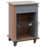 DEXTER 25 TRANSPARENT vozík boxový, roletový, 1180x780x620 mm, dub bardolino – Hledejceny.cz