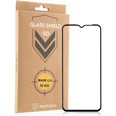 Tactical Glass Shield 5D sklo pro Realme C31 Black 8596311172625 – Zboží Živě