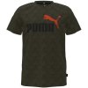 Dětské sportovní tričko Puma ESSENTIALS+2 COL LOGO TEE Dětské triko khaki