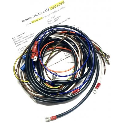 Elektroinstalace Babetta 210,215 a 225 s klaksonem (standard tyristor) – Hledejceny.cz