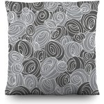 Dekorační polštář Gray Spirals CN3653 | 45 x 45 cm – Hledejceny.cz