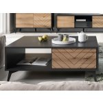 Mirjan 24 MJ0012 DIAMOND 40 x 104 cm černá / dub evoke – Zboží Dáma