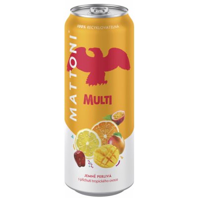 Mattoni Multi s příchutí tropického ovoce jemně perlivá 0,5 l – Hledejceny.cz